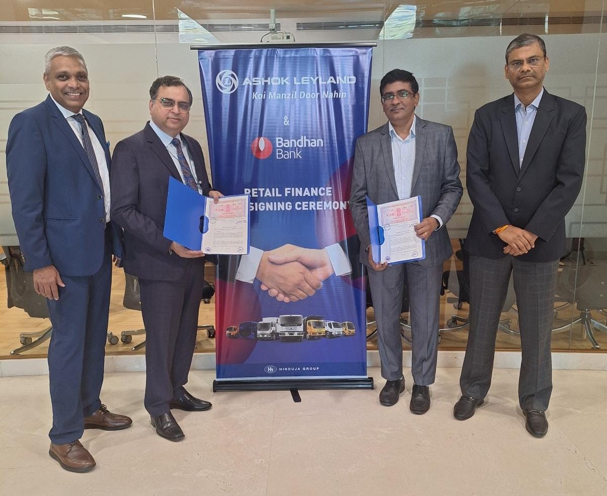 Bandhan Bank partners with Ashok Leyland for Vehicle Finance facilities