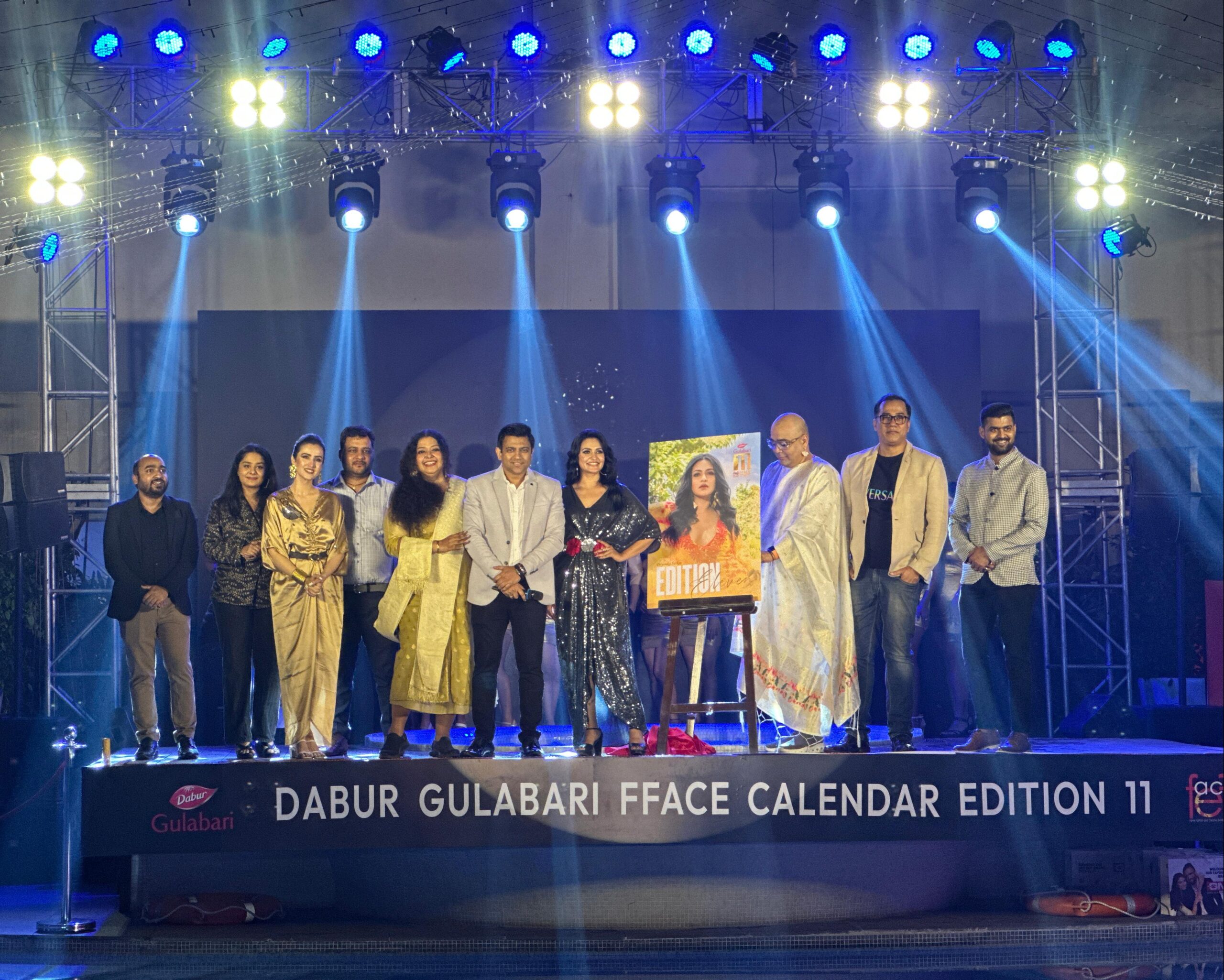 Celebrating 11 Years of Glamour: The Launch of Dabur Gulabari FFACE Calendar Edition 11   …