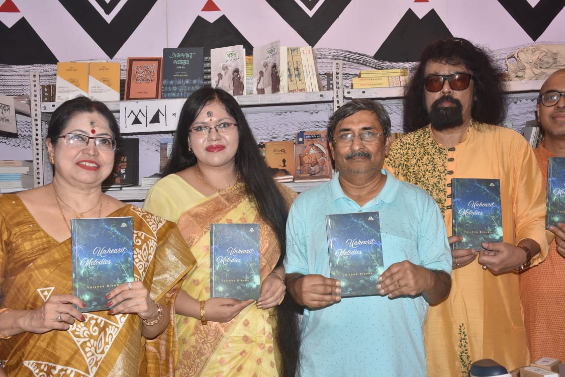 Vaishna Biswas’s Poetry Collection Unheard Melodies Launched at the Kolkata International Book Fair 2025